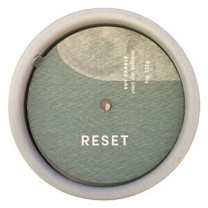 Madewell Aromatherapy Candle Reset Soy Wax Green Blue Ceramic 50 Hours 9oz NC392